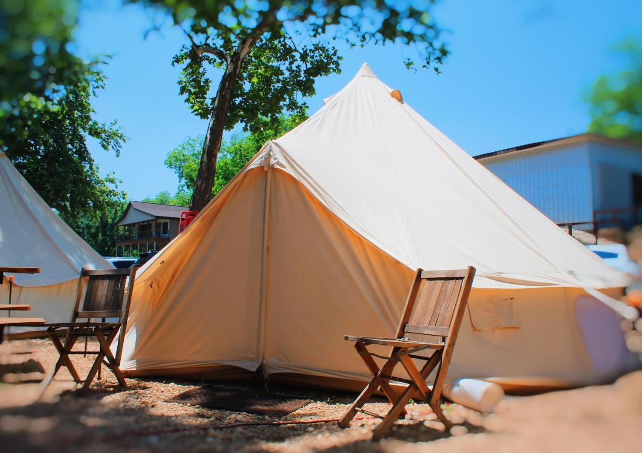 Son'S Guadalupe Glamping Tents - Adorable Riverside Glamping Tents Perfect A Family Getaway! New Braunfels Ngoại thất bức ảnh